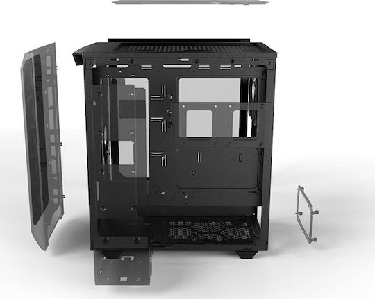 Be Quiet Pure Base 500 Gaming Midi Tower Κουτί Υπολογιστή με Πλαϊνό Παράθυρο Μαύρο
