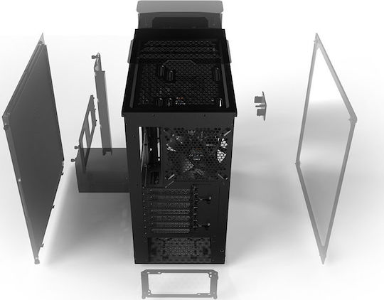 Be Quiet Pure Base 500 Gaming Midi Tower Κουτί Υπολογιστή με Πλαϊνό Παράθυρο Μαύρο