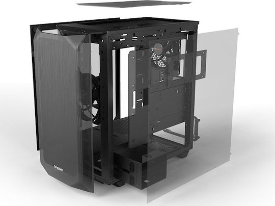 Be Quiet Pure Base 500 Gaming Midi Tower Κουτί Υπολογιστή με Πλαϊνό Παράθυρο Μαύρο