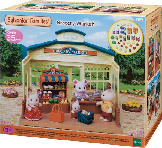Epoch Toys Grocery Market Sylvanian Families για 3+ Ετών 20.5εκ. (Διάφορα Σχέδια)
