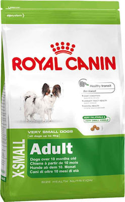 Royal Canin X-Small Adult 1.5kg Hrană Uscată pentru Câini Adulți de Rase Mici cu Orez brun și Pui