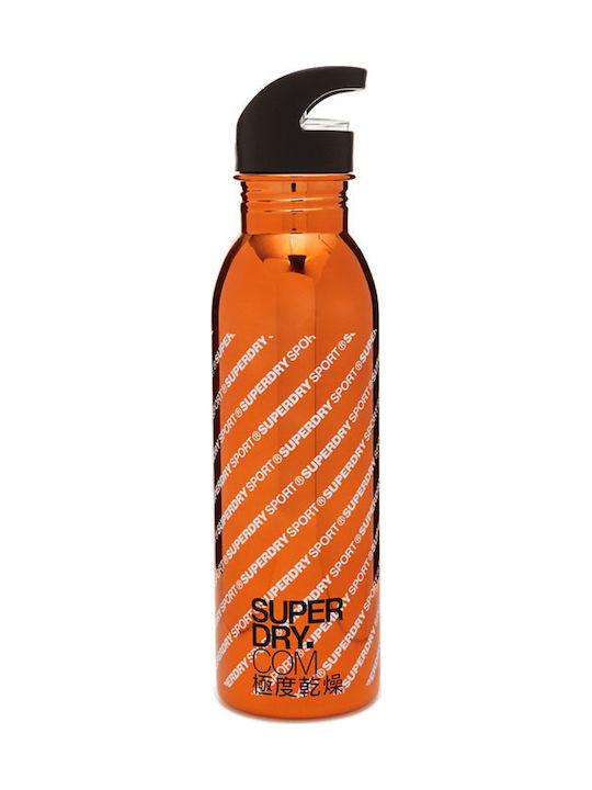 Superdry Stainless Steel Water Bottle 750ml Orange