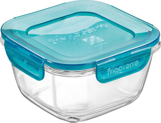 Bormioli Rocco Frigoverre Evolution Lunchbox Glas Blue Geeignet für die Mikrowelle 1400ml 1Stück