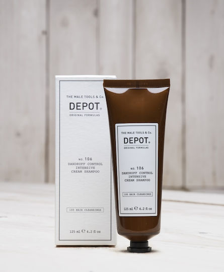 Depot No.106 Dandruff Control Σαμπουάν κατά της Πιτυρίδας για Όλους τους Τύπους Μαλλιών 125ml