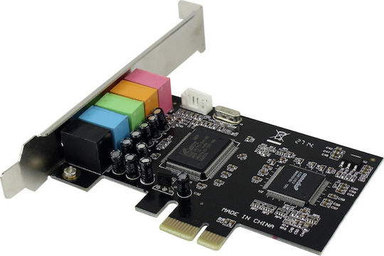 ​Вътрешна PCI Express Звукова карта 5.1 в Сив цвят 17483
