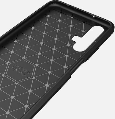 Forcell Umschlag Rückseite Silikon Schwarz (Huawei Nova 5T / Honor 20 Huawei Nova 5T / Honor 20 / Ehre 20)