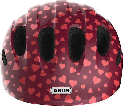 Abus Smiley 2.0 Kids' Helmet for City Bike Cherry Heart