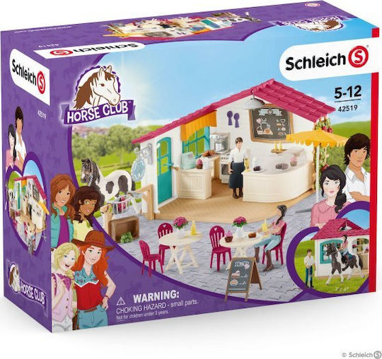 Schleich-S Miniature Toy Horse Club Rider Cafe for 5-12 Years Old