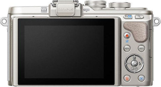 Olympus PEN E-PL8 Mirrorless Cameră Kit (ED 14-42mm F3.5-5.6 II R) Albă