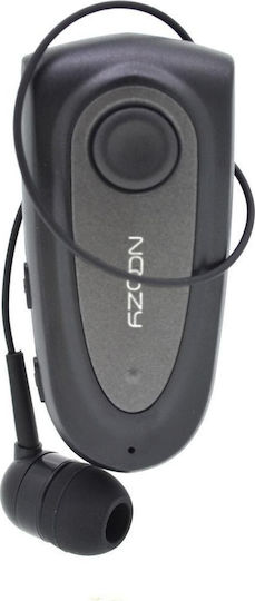 Noozy Roller BH67 In-ear Bluetooth Handsfree Ακουστικό Πέτου Μαύρο
