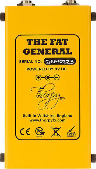 ThorpyFX The Fat General Parallel Compressor V2 Pedale Kompressor E-Gitarre