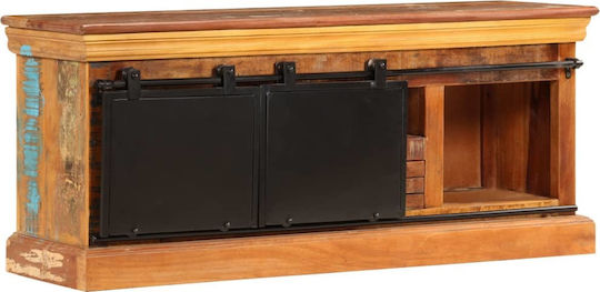 Stand TV Din Lemn Masiv Maro L110xA30xÎ45cm