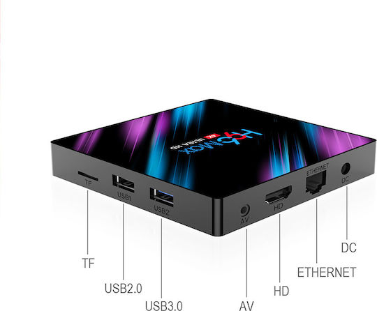 H96 Max TV Box Max RK3318 H96MAX-V1164 4K UHD με WiFi 4GB RAM και 64GB Αποθηκευτικό Χώρο με Λειτουργικό Android 9.0 και Google Assistant