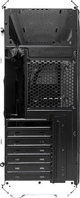 Armaggeddon T5X Pro II Gaming Midi Tower Κουτί Υπολογιστή με Πλαϊνό Παράθυρο και RGB Φωτισμό Μαύρο