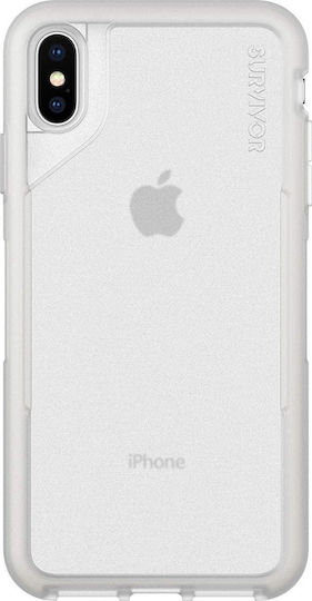 Griffin Survivor Endurance Back Cover Σιλικόνης Λευκό (iPhone X / Xs)