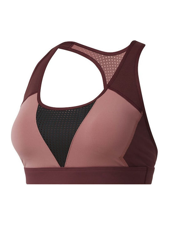Hero Racer Padded Women's Sports Bra with Light Padding Pink