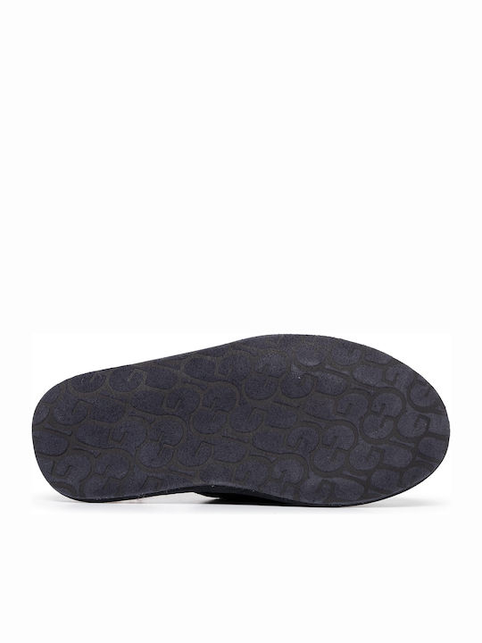 Scuff Men's Slippers with Fur Blue