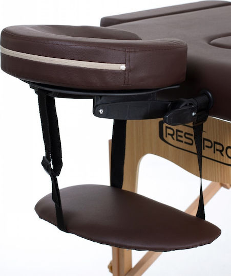 Rest Pro Classic 2 Wooden Portable/Folding Brown Massage and Physiotherapy Bed 192x70cm