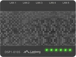 Lanberg DSP1-0105 Unmanaged L2 Switch με 5 Θύρες Ethernet