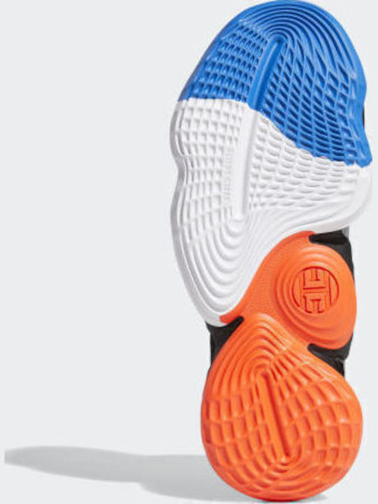 Harden Vol. 4 Χαμηλά Μπασκετικά Παπούτσια Core Black / Silver Met. / Bright Blue