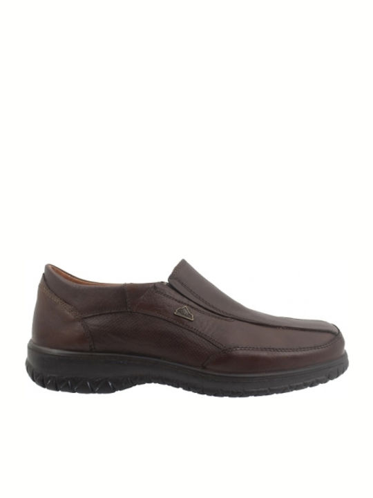 Boxer Men's Anatomic Leather Casual Shoes Brown