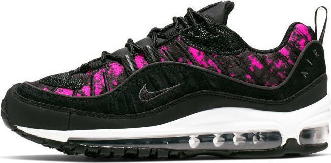 Nike Women's Air Max 98 Premium Camo Black/Hyper Pink - CI2672-001