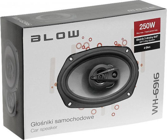 Blow Σετ Ηχεία Αυτοκινήτου 6x9" (3 Δρόμων)