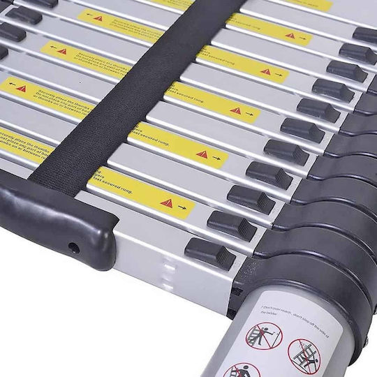 Factory Scara telescopică Aluminiu 9 Scări cu înălțime maximă de 2.6m