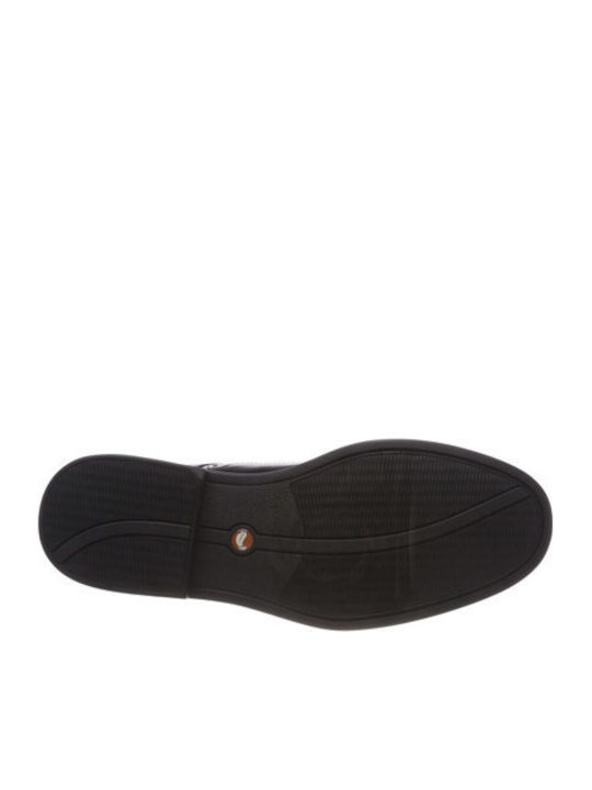 Un Aldric Wing Men's Leather Oxfords Black