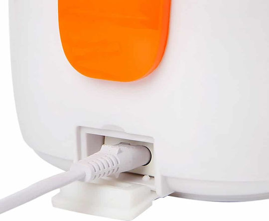 Lamp Elektrische Behälter Lunchbox Kunststoff Orange 650ml 1Stück