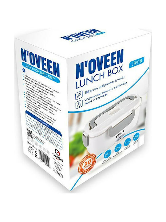 N'Oveen Plastic Electric Lunch Box Grey 1100ml