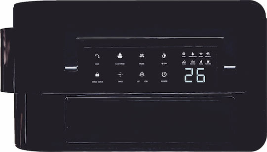 Morris MDD-10251WW Αφυγραντήρας Ζεόλιθου με Ιονιστή και Wi-Fi 10lt Μαύρος