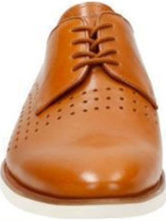Tulik Edge Leder Herren Oxfords Tabac Braun