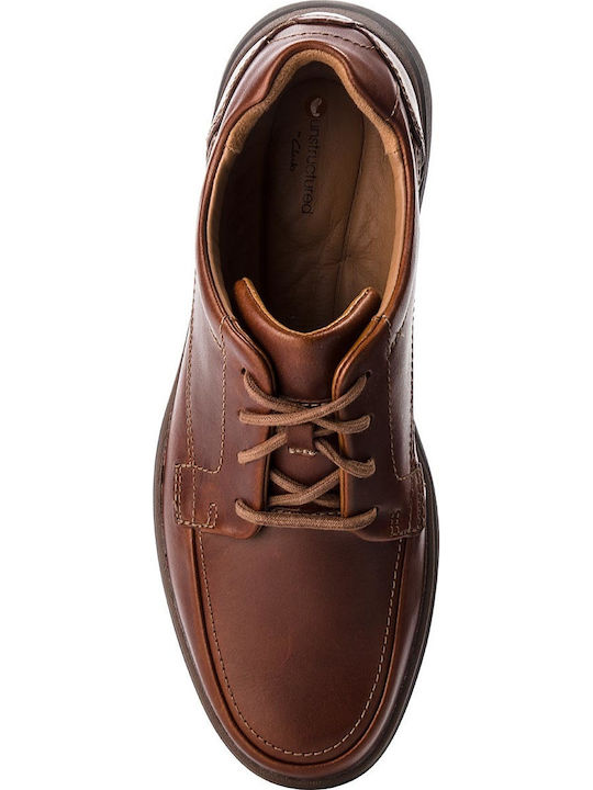 Un Abode Ease Men's Leather Casual Shoes Brown 7