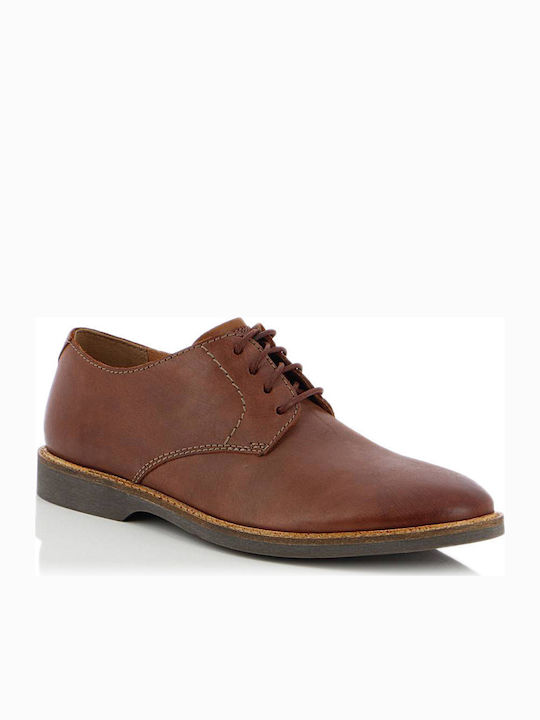 Atticus Men's Leather Casual Shoes Tabac Brown