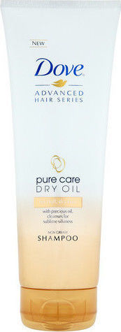 Dove Advanced Hair Series Pure Care Oil Шампоан Хидратация и Блясък за Суха Коса 250мл