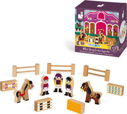 Janod Mini Story Riding School για 3+ Ετών 6εκ.