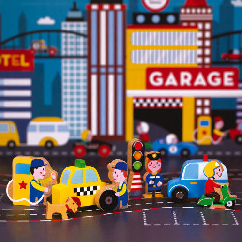 Janod Mini Story City για 3+ Ετών