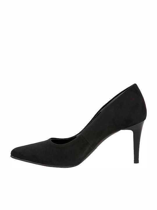 Ragazza Suede Pointed Toe Heel Black