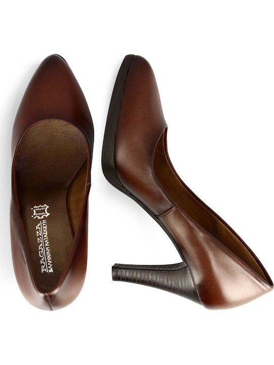 Anatomic Leather Tabac Brown High Heels