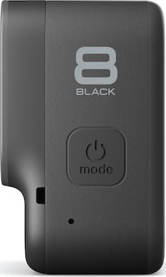 GoPro Hero8 Action Camera 4K Ultra HD με WiFi Μαύρη με Οθόνη 2"