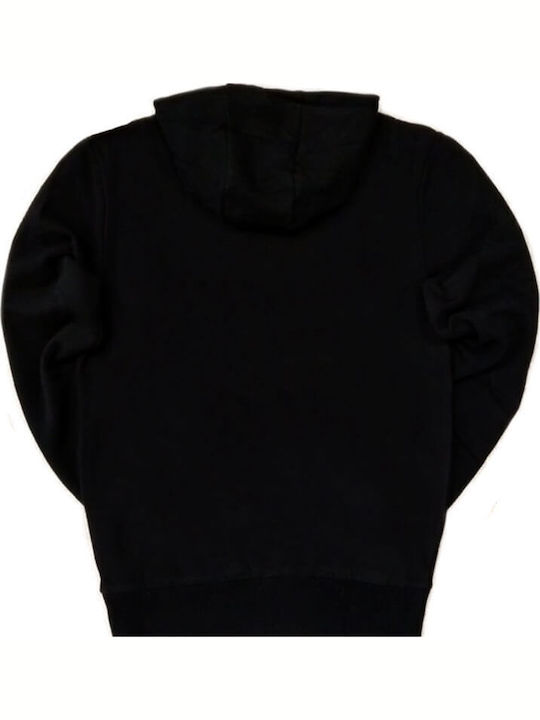 Gottero Sweatshirt mit Kapuze Schwarz