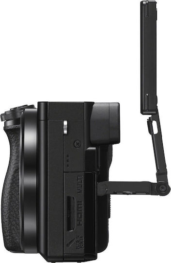 Sony α6100 Mirrorless Camera Kit (E PZ 16-50mm F3.5-5.6 OSS + E 55-210mm F4.5-6.3 OSS) Black