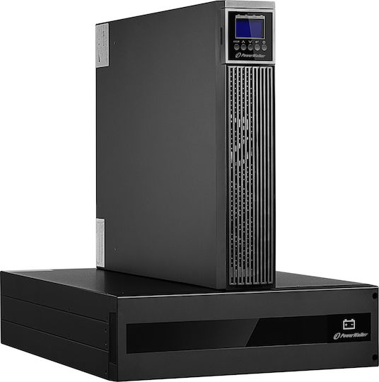 Powerwalker VFI 6000 RTG PF1 UPS On-Line 6000VA 6000W με 2 IEC Πρίζες