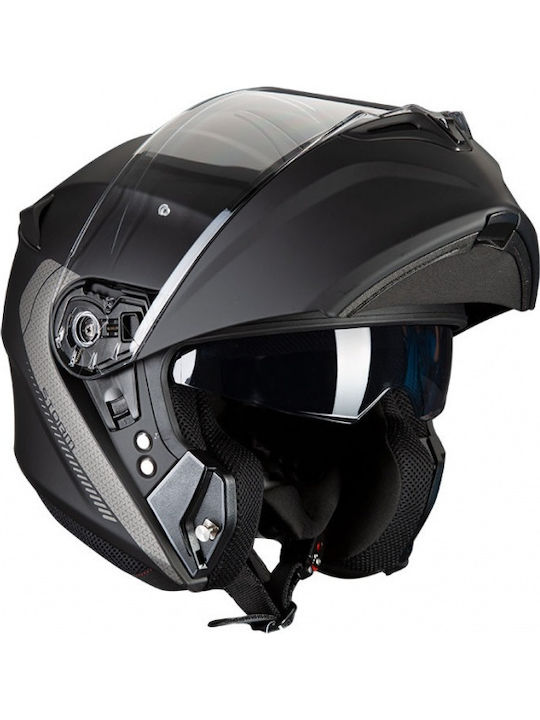 MT Storm SV Black Matt Κράνος Μηχανής Flip-Up ECE 22.05 1550gr με Sunvisor