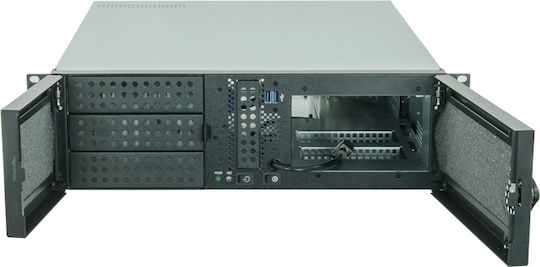 Chieftec UNC-310A-B Midi Tower Κουτί Υπολογιστή Ασημί