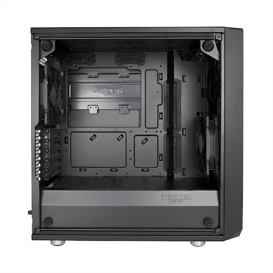 Fractal Design Meshify C Mini Dark Tempered Glass Midi Tower Κουτί Υπολογιστή με Πλαϊνό Παράθυρο Μαύρο