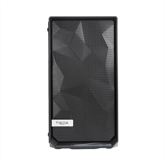 Fractal Design Meshify C Mini Dark Tempered Glass Midi Tower Κουτί Υπολογιστή με Πλαϊνό Παράθυρο Μαύρο