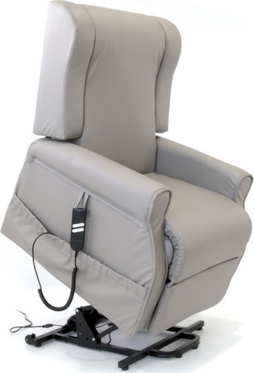 Melia Entspannungs-Sessel Massage mit Fußhocker Pu Beige 80x90x108cm