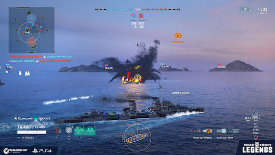 World of Warships: Legends Firepower Deluxe Edition PS4 Game